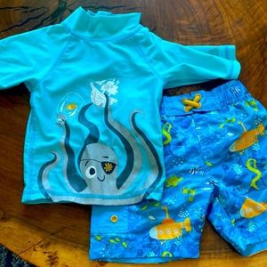 New w/o tags UV Skinz Swimsuit 12/18mo